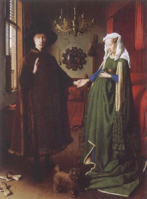 Jan Van Eyck The Arnolfini Portrait Germany oil painting art